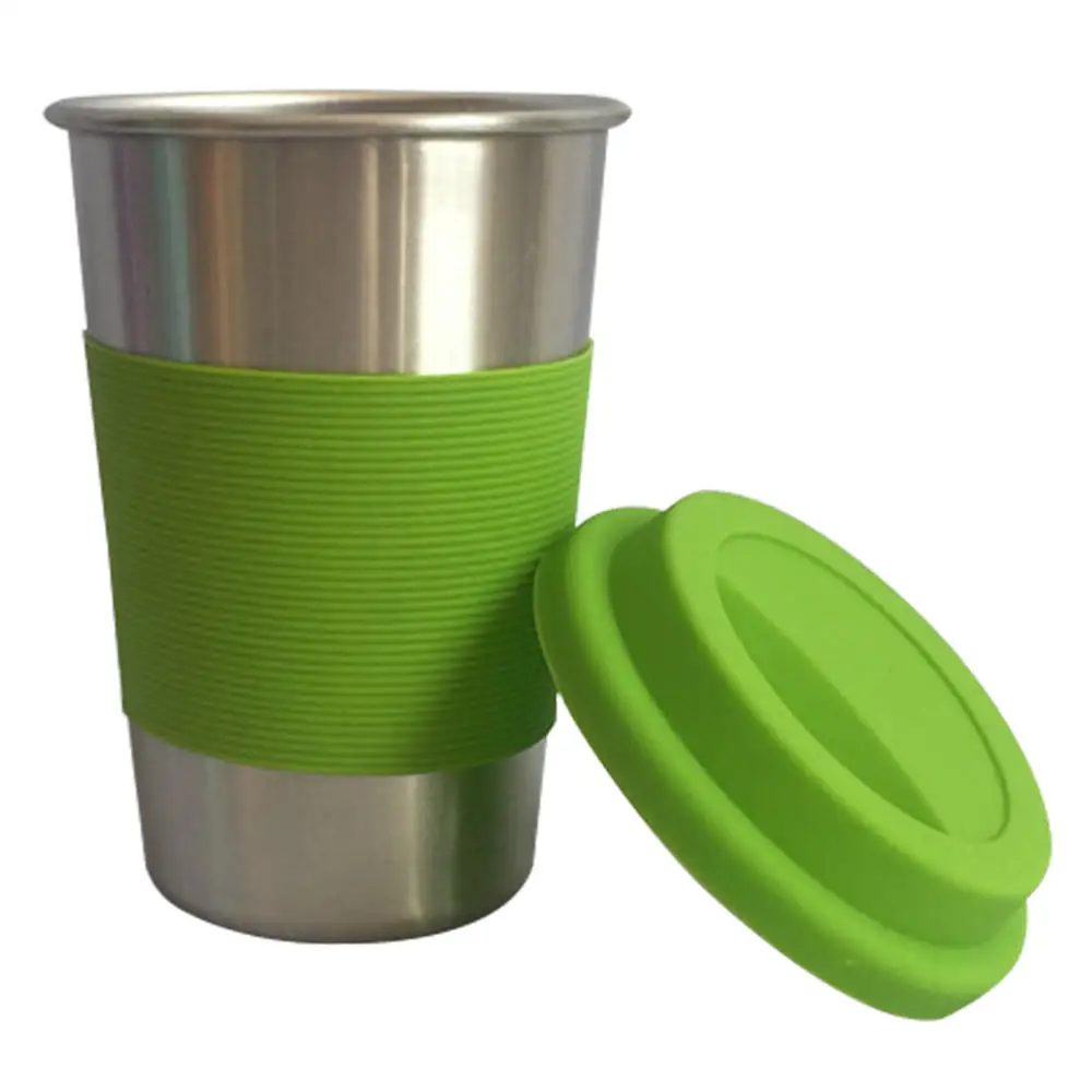 Hot Sale 304 Stainless Steel Beer Cup Silicone Rubber Wrap Stainless Steel Anti Knock Cup 500ml
Hot Sale 304 Stainless Steel Beer Cup Silicone Rubber Wrap Stainless Steel Anti Knock Cup 500ml
