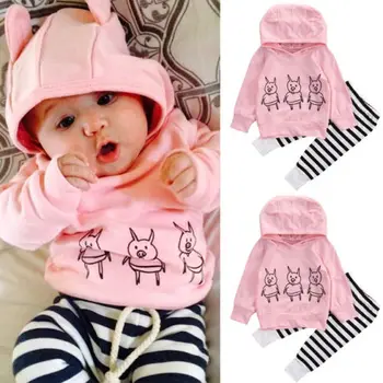 0-24M Baby Boy Girl Hooded Outfit Set Infant Kids Cute Pink Pig Clothes Romper Top T shirt + Pant
0-24M Baby Boy Girl Hooded Outfit Set Infant Kids Cute Pink Pig Clothes Romper Top T shirt + Pant