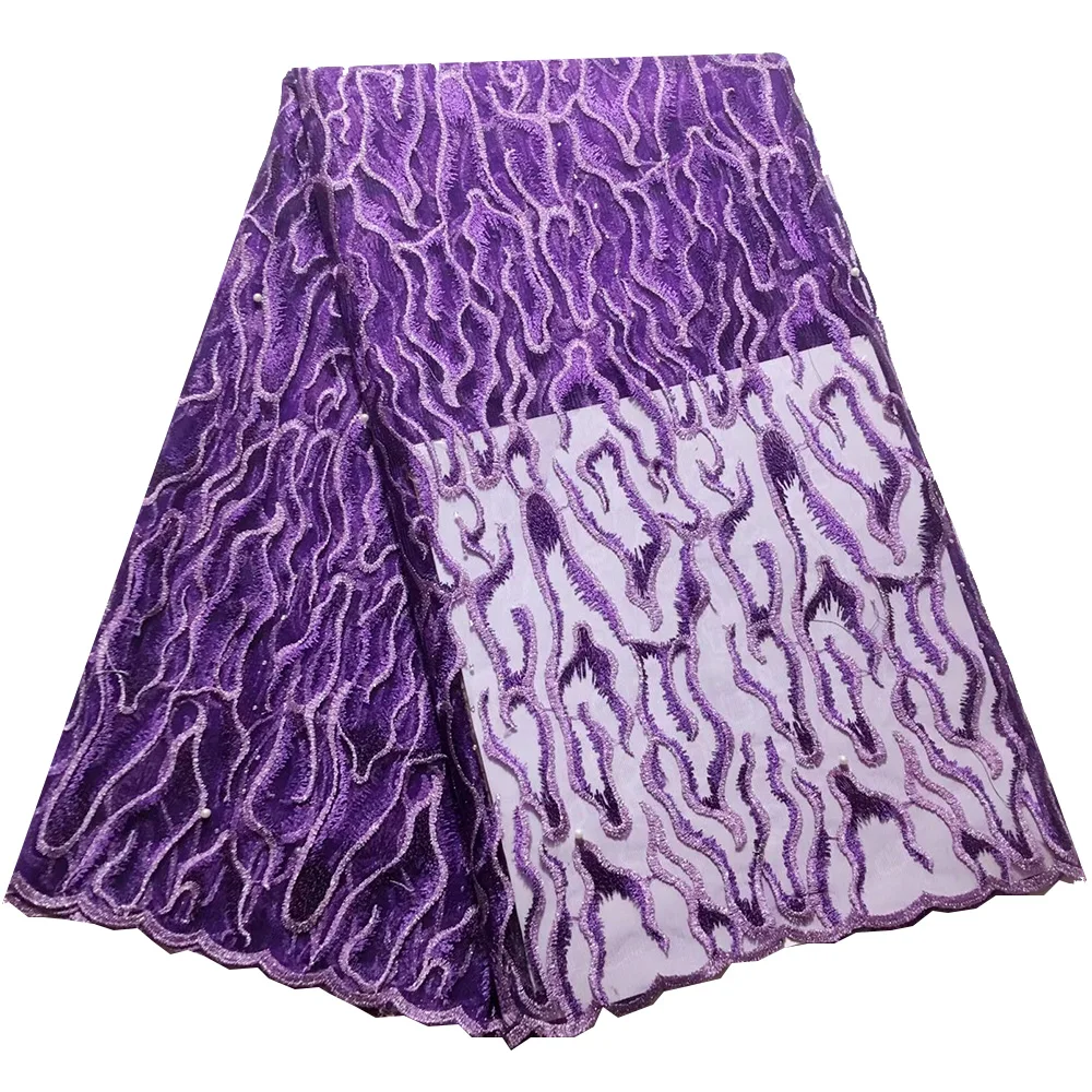 New Design Purple Tulle Lace for Dress High Quality African Fabric Blue White Nigerian Wedding Dress Lace Fabric Net Lace
New Design Purple Tulle Lace for Dress High Quality African Fabric Blue White Nigerian Wedding Dress Lace Fabric Net Lace