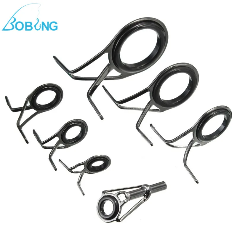 Bobing 7pcs 17g Fishing Lure Rod High Cr-Ni steel Line Rings Mixed Size Guides Line Tool Fishing Rod Tackle Accessories Pesca
Bobing 7pcs 17g Fishing Lure Rod High Cr-Ni steel Line Rings Mixed Size Guides Line Tool Fishing Rod Tackle Accessories Pesca