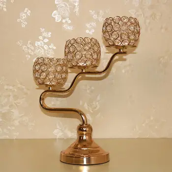 AUGKUN Candelabra Metal Three-Headed Candle Holder Gold Christmas Home Decoration Crystal Candelabra Candlestick Holders Home
AUGKUN Candelabra Metal Three-Headed Candle Holder Gold Christmas Home Decoration Crystal Candelabra Candlestick Holders Home