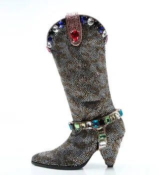 Luxury Multi Gem Rhinestone Embellished Straps Boots Ladies Royal Pointed Toe Slip On Martin Botas Full Crystal Drilled Bottines
Luxury Multi Gem Rhinestone Embellished Straps Boots Ladies Royal Pointed Toe Slip On Martin Botas Full Crystal Drilled Bottines