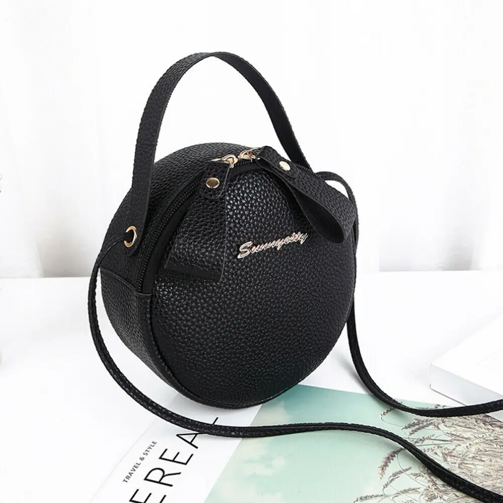 Fashion Faux Leather Women Shoulder Bags Round Crossbody Handbag Tote Messenger Bag
Fashion Faux Leather Women Shoulder Bags Round Crossbody Handbag Tote Messenger Bag