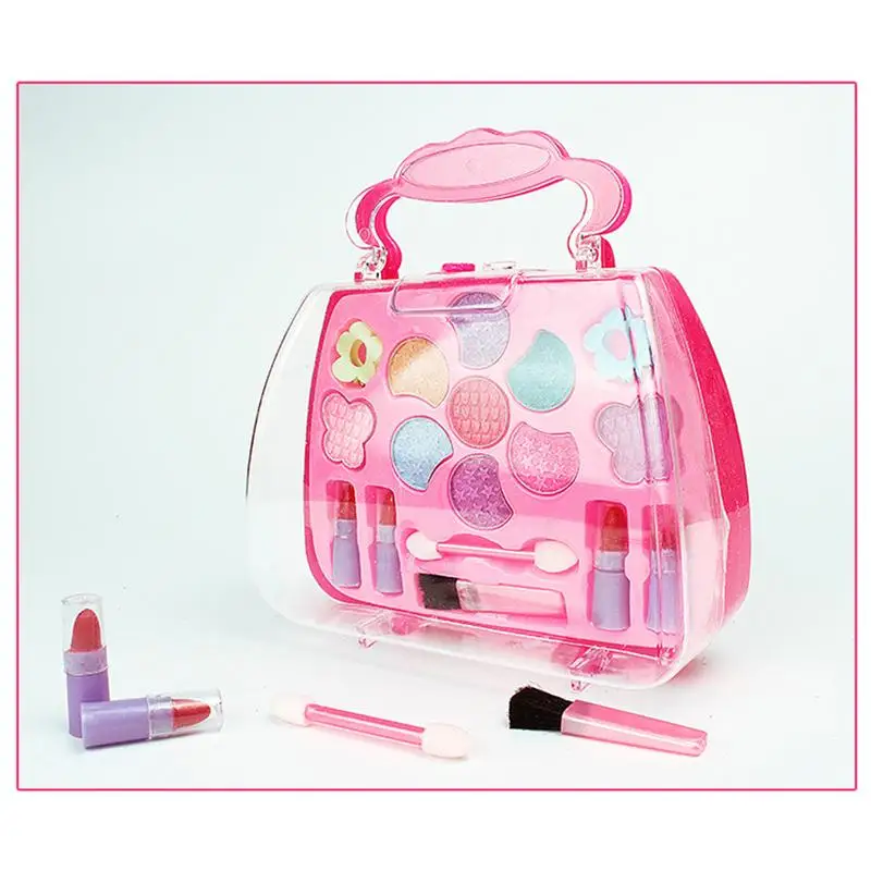 Girls Princess Pretend Traveling Make-Up Box Kids Vanity Salon Cosmetic Washable Case For Girls Traveling Cosmetic Pink Toys
Girls Princess Pretend Traveling Make-Up Box Kids Vanity Salon Cosmetic Washable Case For Girls Traveling Cosmetic Pink Toys