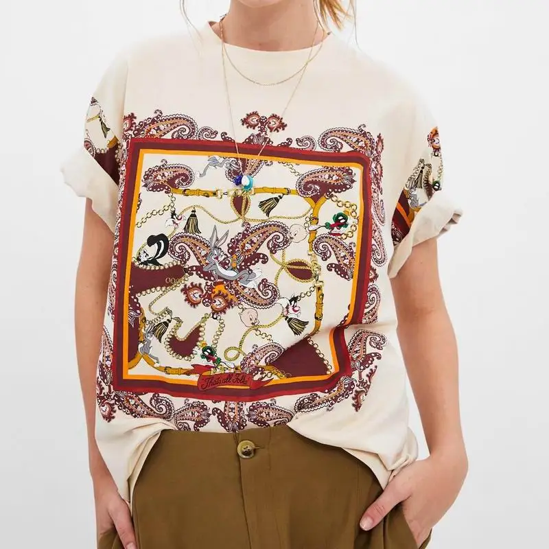 Summer 2019 New Women T-shirts Personality Prints Cotton Jersey O-Neck Lady's Casual Tops Short Sleeve Female Tees
Summer 2019 New Women T-shirts Personality Prints Cotton Jersey O-Neck Lady's Casual Tops Short Sleeve Female Tees