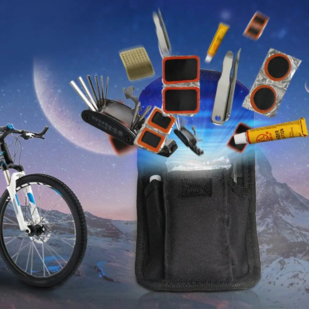 High Quality Bicycle Portable Tire Repair Tool Bag Hex Wrench Kit Outdoor Riding Essential Tool Set Handy Bag For Devices Repair
High Quality Bicycle Portable Tire Repair Tool Bag Hex Wrench Kit Outdoor Riding Essential Tool Set Handy Bag For Devices Repair