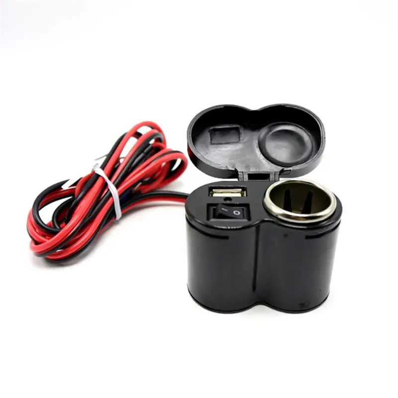 Multi-Function High Quality Motorcycle Cigarette Lighter Auto Waterproof USB Charger Intelligent IC Control Cigarette Lighter
Multi-Function High Quality Motorcycle Cigarette Lighter Auto Waterproof USB Charger Intelligent IC Control Cigarette Lighter