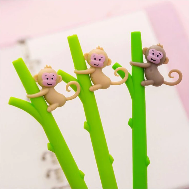 Cartoon Gel Pen Cute Monkey Shell 0.5mm Black and Blue Ink Pens DIY Japanese Office Stationery and School Supplies 3PCS
Cartoon Gel Pen Cute Monkey Shell 0.5mm Black and Blue Ink Pens DIY Japanese Office Stationery and School Supplies 3PCS