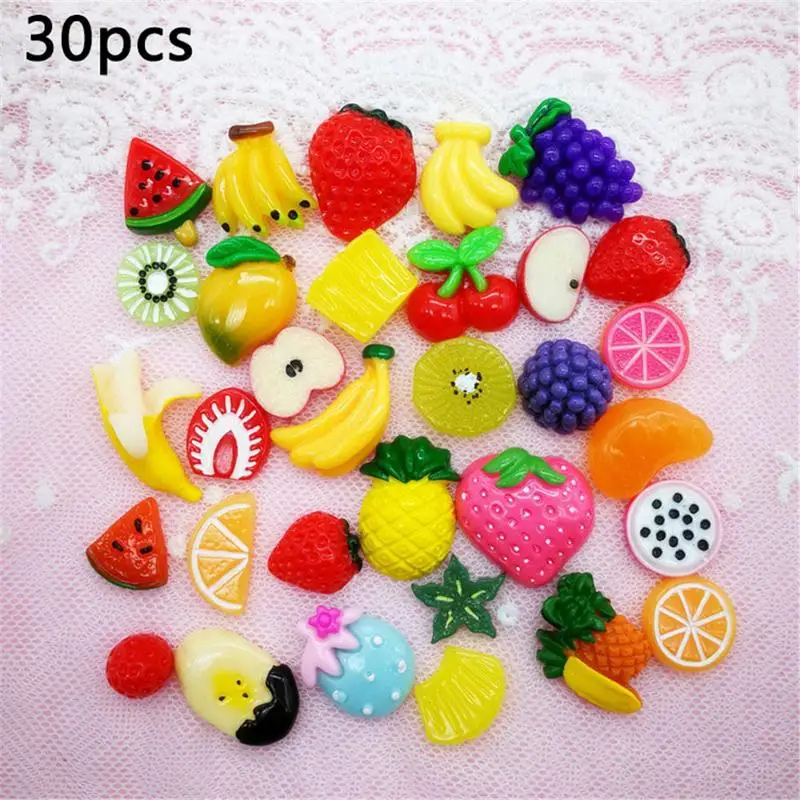 30 pcs Mixed Fruit Series Beads Slime Bead Making Supplies Fruit Stickers Slime Charms For DIY Collage Crafts
30 pcs Mixed Fruit Series Beads Slime Bead Making Supplies Fruit Stickers Slime Charms For DIY Collage Crafts