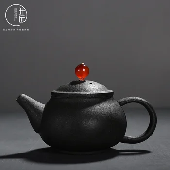 Japanese crude balck pottery teapot kung fu tea set handmade ancient Chinese Puer tea maker office tea pot ceremony kettle
Japanese crude balck pottery teapot kung fu tea set handmade ancient Chinese Puer tea maker office tea pot ceremony kettle