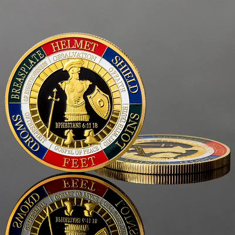 19/5000 God Armor Guard The Soldier New Donald America Great Again President Commemorative Challenge Coin Gift Home Decoration
19/5000 God Armor Guard The Soldier New Donald America Great Again President Commemorative Challenge Coin Gift Home Decoration