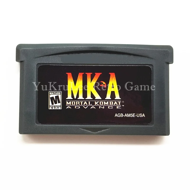 Video Game Cartridge Card Mortal Kombat Advance for 32 Bit Game Console US Sticker English Language
Video Game Cartridge Card Mortal Kombat Advance for 32 Bit Game Console US Sticker English Language