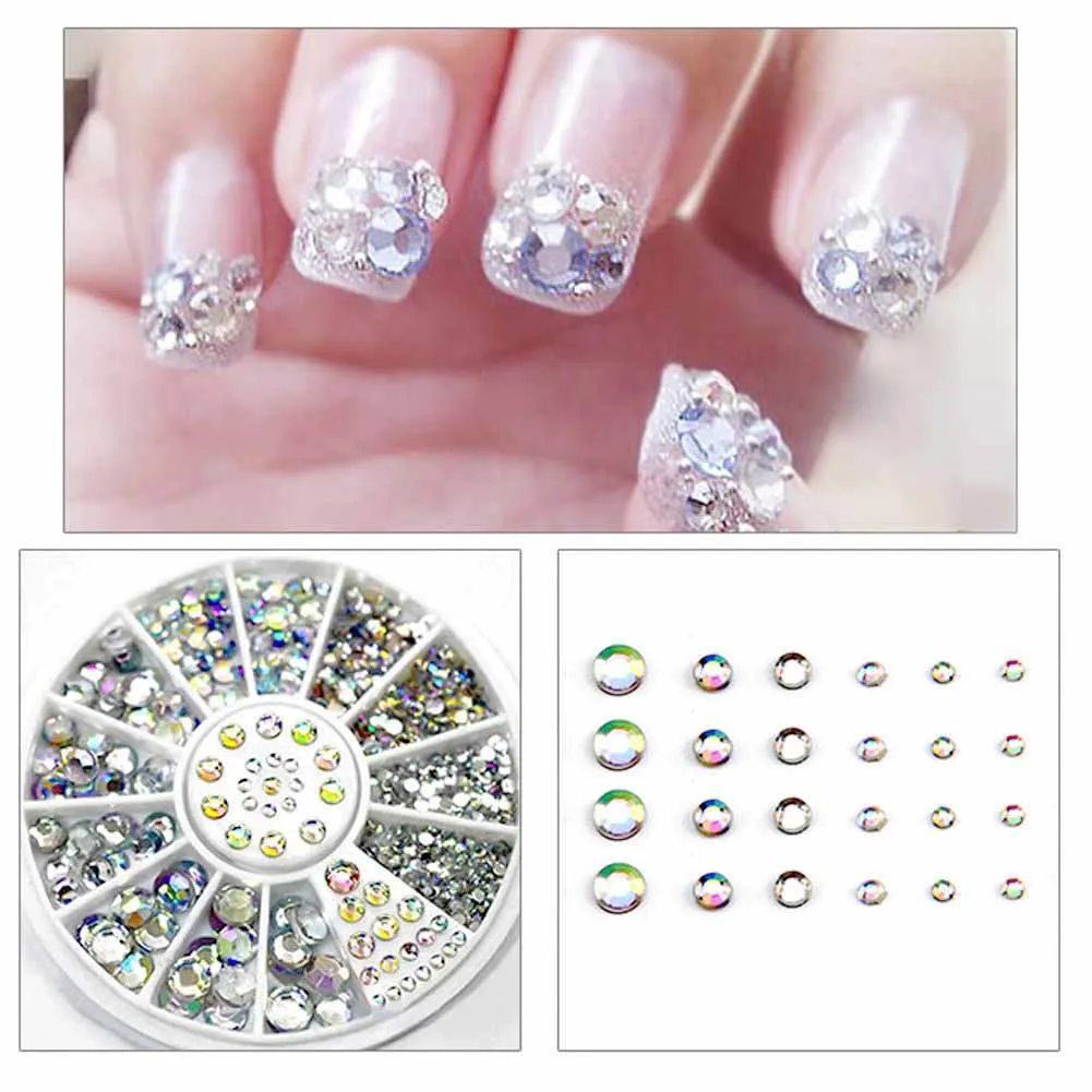 Nail Art Rhinestones Nail 3D Bead Stone Decoration Shining Diamond Rhinestone for Nails(1 box)
Nail Art Rhinestones Nail 3D Bead Stone Decoration Shining Diamond Rhinestone for Nails(1 box)