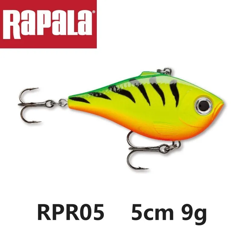 

Rapala Rippin Rap Rpr05 Vib Fishing Lure 50mm 9g Artificial Bait Lipless Design 2 Hooks Hard Fishing Lure For Casting&trolling