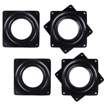 4 Pack New Hot Sale 4-inch Square Turntable 360 Degree Rotating Universal Display Stand Iron Black 95*95mm
4 Pack New Hot Sale 4-inch Square Turntable 360 Degree Rotating Universal Display Stand Iron Black 95*95mm
