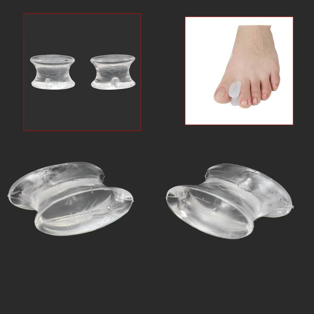 2pcs Silicone Bunion-Protector Toe Thumb Hallux Valgus Corrector Separator Pad Foot
2pcs Silicone Bunion-Protector Toe Thumb Hallux Valgus Corrector Separator Pad Foot