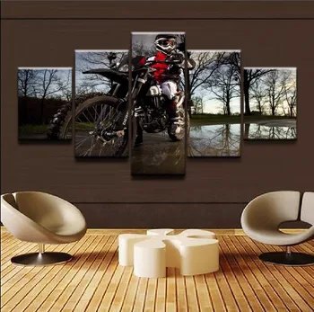 Modern Frame Pictures HD Print Canvas Sports Motocross Poster Wall Art Home Decor For Living Room 5 Pieces Sports Painting
Modern Frame Pictures HD Print Canvas Sports Motocross Poster Wall Art Home Decor For Living Room 5 Pieces Sports Painting