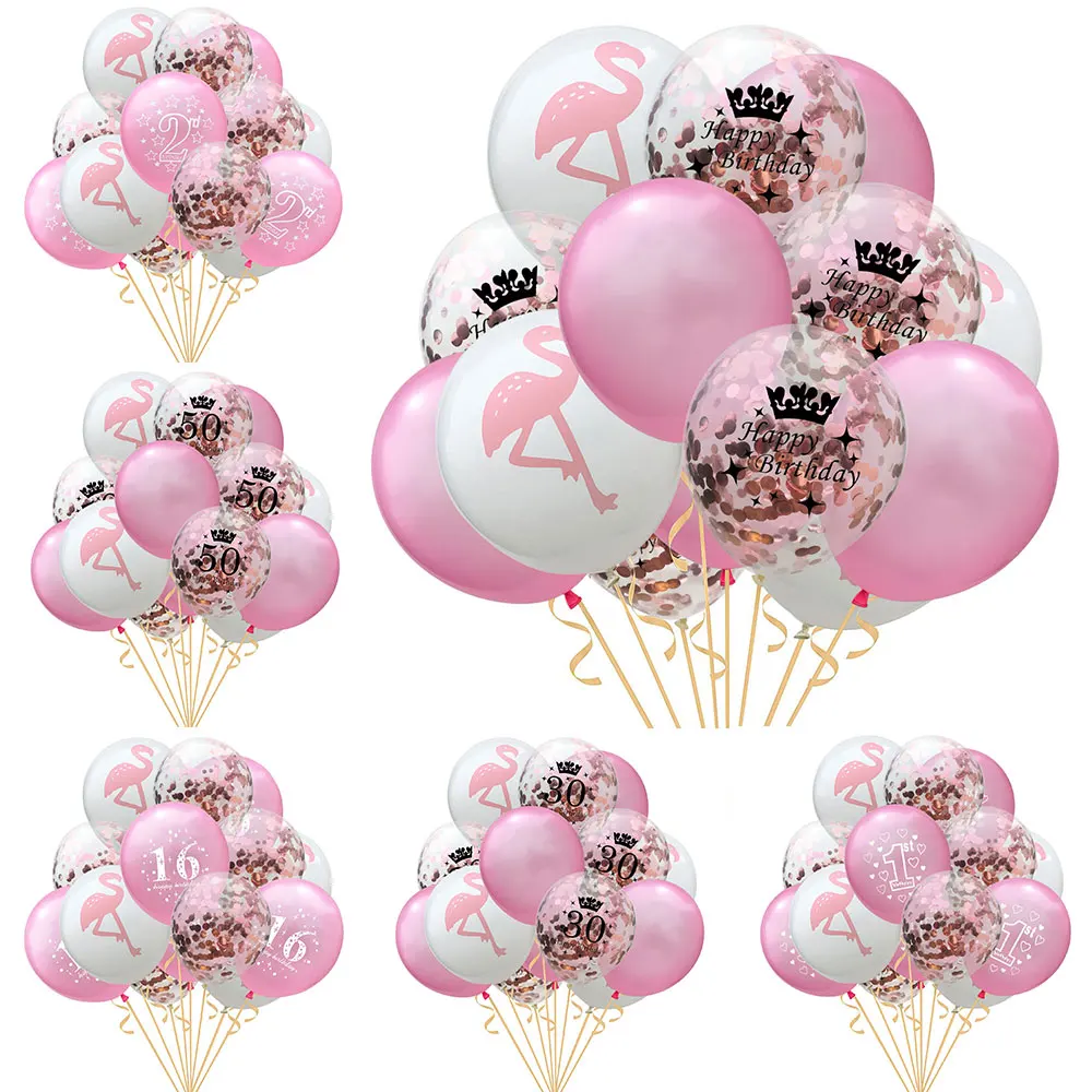 ZLJQ 15Pcs Hawaiian Flamingo Confetti Balloons Tropical Pink Girl Ballons Decoration Birthday Party Decorations Kids Adult
ZLJQ 15Pcs Hawaiian Flamingo Confetti Balloons Tropical Pink Girl Ballons Decoration Birthday Party Decorations Kids Adult
