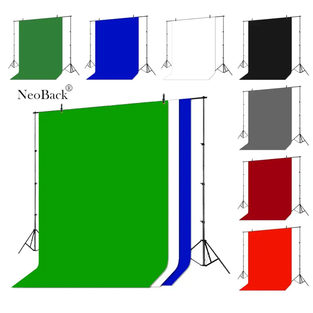 NeoBack 6x9ft 1.8X2.7m Chromakey Photo background Photography Backdrop Studio Video Muslin Cotton Fabric Green Screen CKG
NeoBack 6x9ft 1.8X2.7m Chromakey Photo background Photography Backdrop Studio Video Muslin Cotton Fabric Green Screen CKG