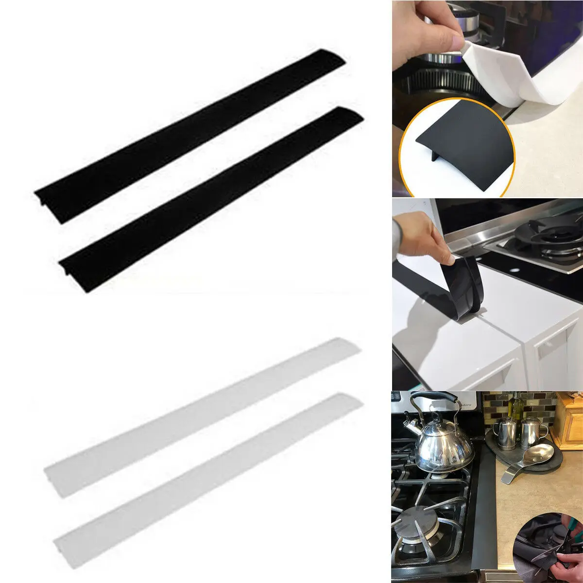 2x Kitchen Gadgets kitchen Tools Silicone Stove Counter Gap Cover Easy Clean Heat-resistant Home Gas Stove Seam Strip
2x Kitchen Gadgets kitchen Tools Silicone Stove Counter Gap Cover Easy Clean Heat-resistant Home Gas Stove Seam Strip