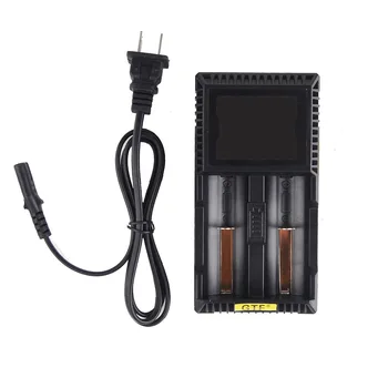 GTF D2 Charger with LCD Display Universal Display Smart Battery Charger for 18650 26650 Battery IMR / Li-ion / LiFePO4 / Ni-mh /
GTF D2 Charger with LCD Display Universal Display Smart Battery Charger for 18650 26650 Battery IMR / Li-ion / LiFePO4 / Ni-mh /