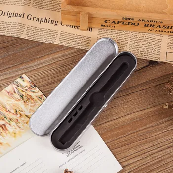 Silver Metal Pencil Case Fountain Pen Storage Box DIY LOGO Company Name Papeterie Gift Office School Tools Pen Gift Packing Box
Silver Metal Pencil Case Fountain Pen Storage Box DIY LOGO Company Name Papeterie Gift Office School Tools Pen Gift Packing Box