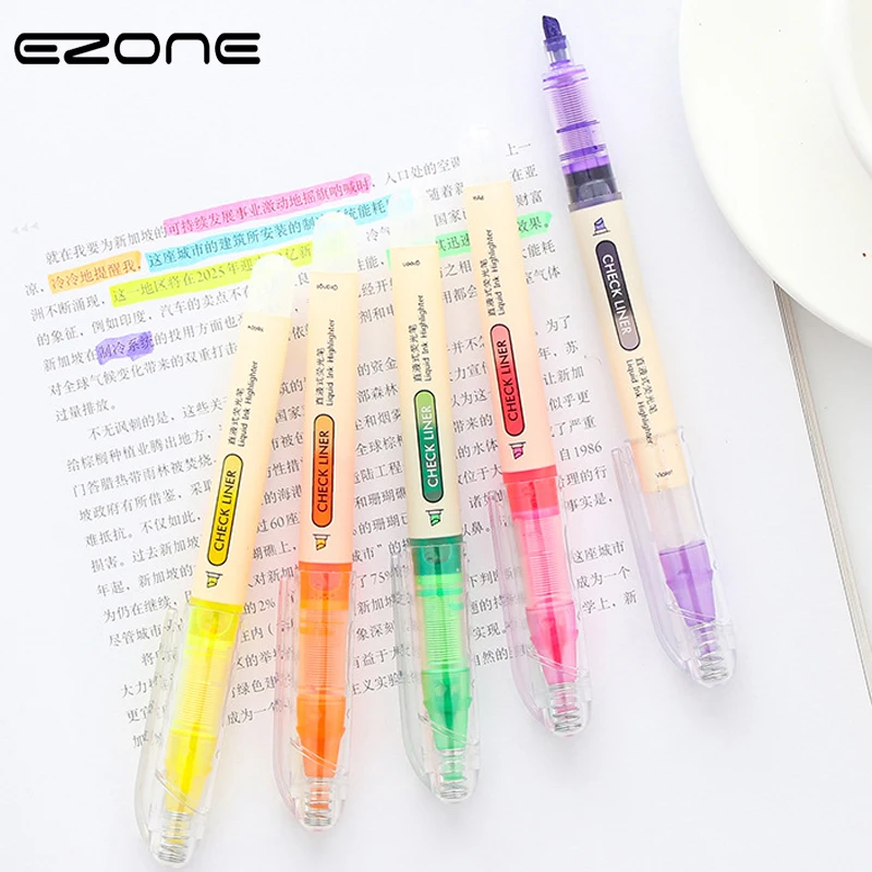 EZONE Candy Color Highlight Pen For Children Painting Graffiti Coloful Focus Mark Pen Drawing Scrapbook Album Student Stationery
EZONE Candy Color Highlight Pen For Children Painting Graffiti Coloful Focus Mark Pen Drawing Scrapbook Album Student Stationery