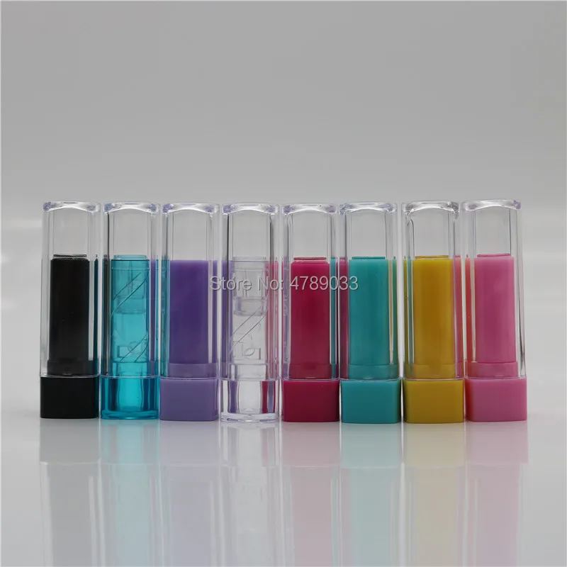 50/100pcs 9mm Empty Lipstick Tubes Containers Transparent Pink Green Yellow Lip Balm Tube For Makeup Packing 
50/100pcs 9mm Empty Lipstick Tubes Containers Transparent Pink Green Yellow Lip Balm Tube For Makeup Packing