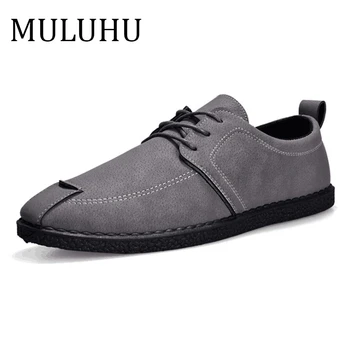MULUHU Spring New Men Shoes Leather Soft Bottom Man Fashion Casual Dress Shoes Lace Up Busines Office Wedding Shoes Comfortable
MULUHU Spring New Men Shoes Leather Soft Bottom Man Fashion Casual Dress Shoes Lace Up Busines Office Wedding Shoes Comfortable