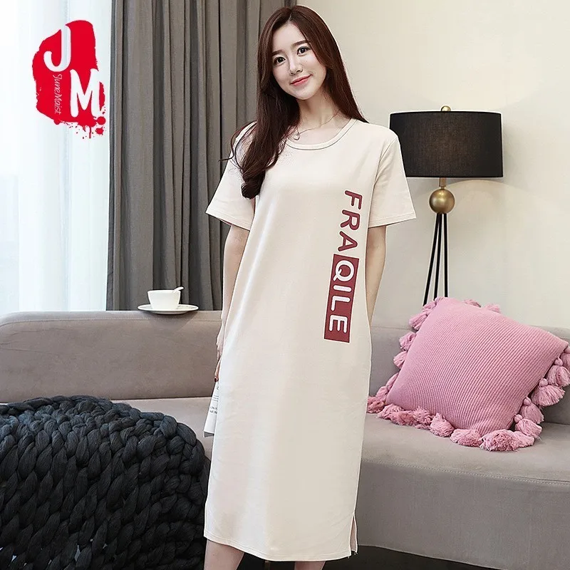 Summer Nightgowns Women Cotton Cartoon Cotton Sleepwear Mini Nightdress Women O-neck Sexy Nightwear Home Dress Plus Size Sleep
Summer Nightgowns Women Cotton Cartoon Cotton Sleepwear Mini Nightdress Women O-neck Sexy Nightwear Home Dress Plus Size Sleep