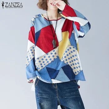 2020 ZANZEA Women Bohemian Cotton Linen Top Spring Long Sleeve Geometric Floral Printed Blouse Shirt Casual Loose Femme Blusas
2020 ZANZEA Women Bohemian Cotton Linen Top Spring Long Sleeve Geometric Floral Printed Blouse Shirt Casual Loose Femme Blusas