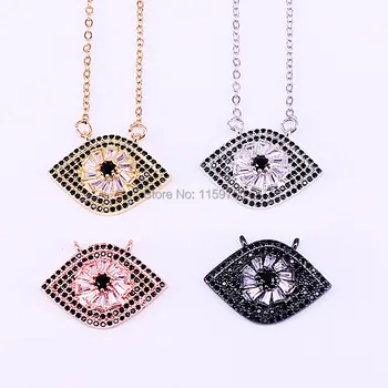 5Pcs Micro Pave Crystal Cubic Zirconia Eye Design Pendant High Quanlity Women Chain Jewelry N011
5Pcs Micro Pave Crystal Cubic Zirconia Eye Design Pendant High Quanlity Women Chain Jewelry N011