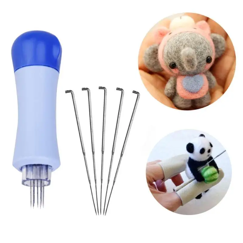 Craft Needle Felting Sewing Tools Plastic Metal Handle Holder With 7 Replacement Needles Household Sewing Accessories Suppliers
Craft Needle Felting Sewing Tools Plastic Metal Handle Holder With 7 Replacement Needles Household Sewing Accessories Suppliers