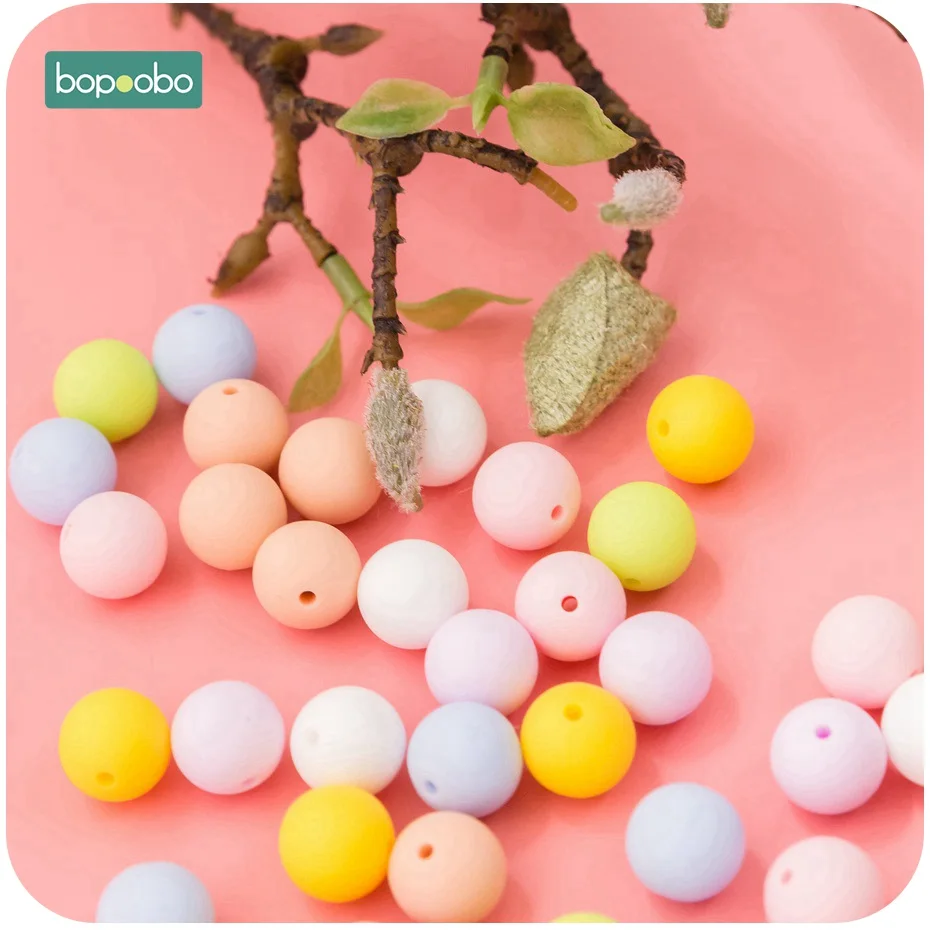 Bopoobo Silicone Beads 15mm 50PC Silicone Beads Baby Teething Beads Safe and Natural Baby Dental Care Baby Accessories Non-toxic
Bopoobo Silicone Beads 15mm 50PC Silicone Beads Baby Teething Beads Safe and Natural Baby Dental Care Baby Accessories Non-toxic
