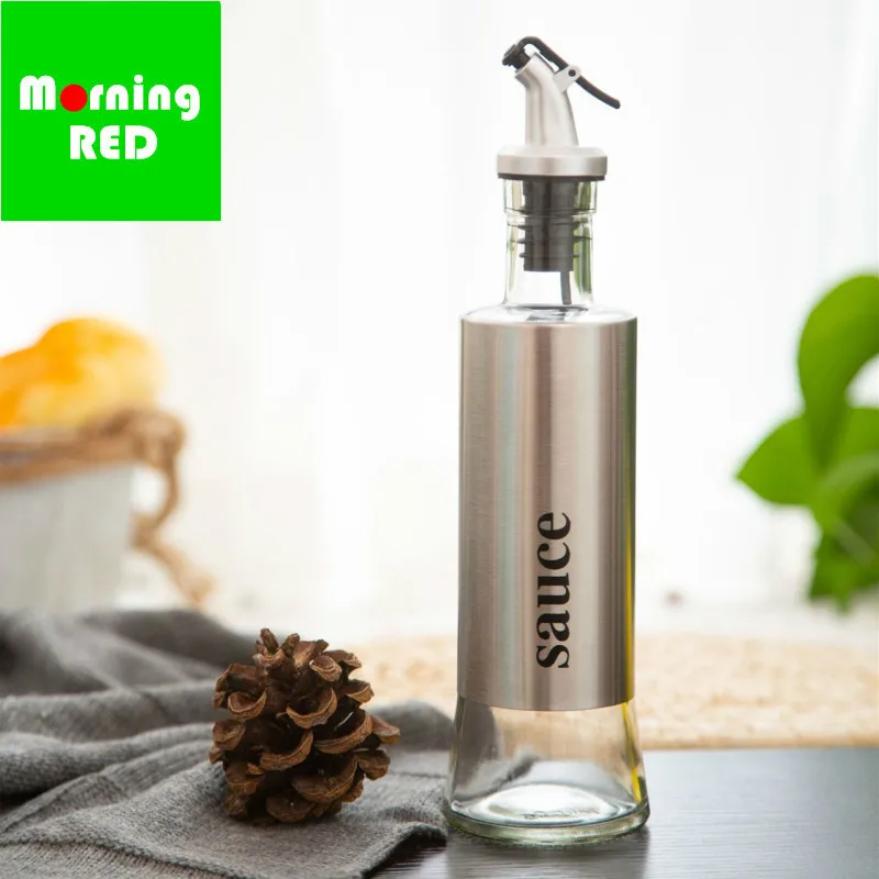 High Grade Stainless Steel Leakproof Clear Kitchen Container Oil Pot Vinegar Bottle Soy Sauce Bottle Cooking Wine Bottles 300ml
High Grade Stainless Steel Leakproof Clear Kitchen Container Oil Pot Vinegar Bottle Soy Sauce Bottle Cooking Wine Bottles 300ml