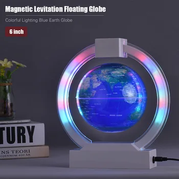 Magnetic Levitation Floating Globe Colorful Lighting Blue Earth Globe with LED Color Light Circular Base for Children Gift
Magnetic Levitation Floating Globe Colorful Lighting Blue Earth Globe with LED Color Light Circular Base for Children Gift