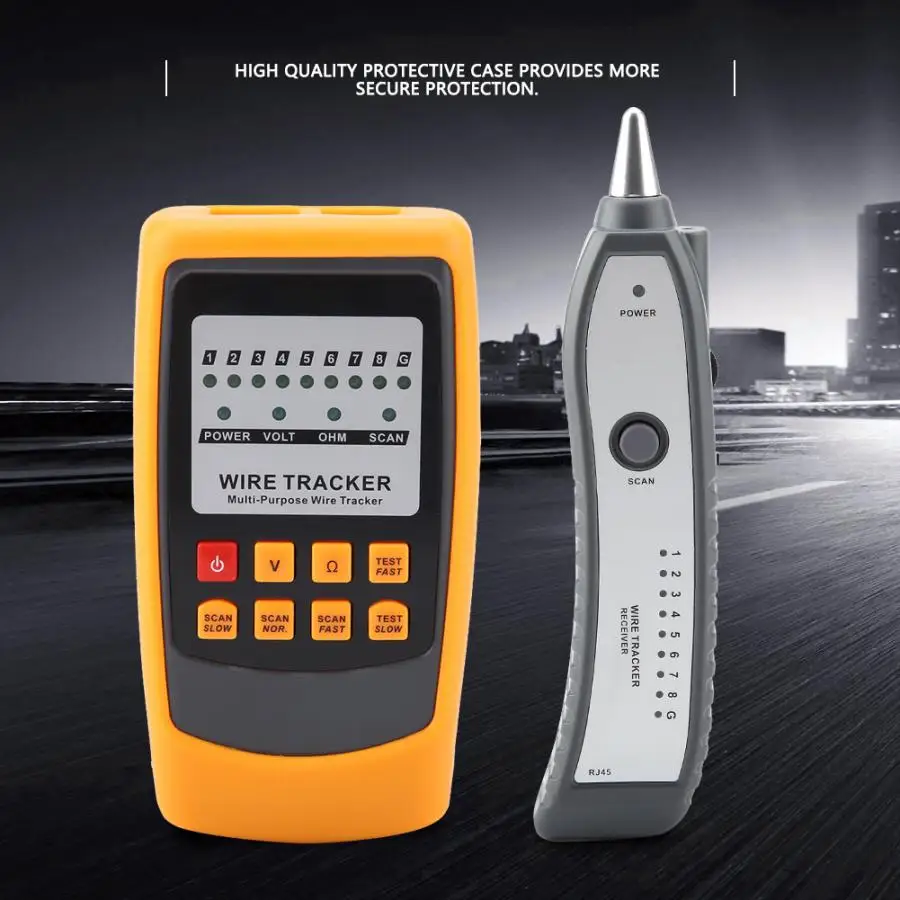 Cable Detector GM60 Handheld Rapid LAN Network Cable Tester Line Finder Wire Tracker Tool Network Line Finder
Cable Detector GM60 Handheld Rapid LAN Network Cable Tester Line Finder Wire Tracker Tool Network Line Finder