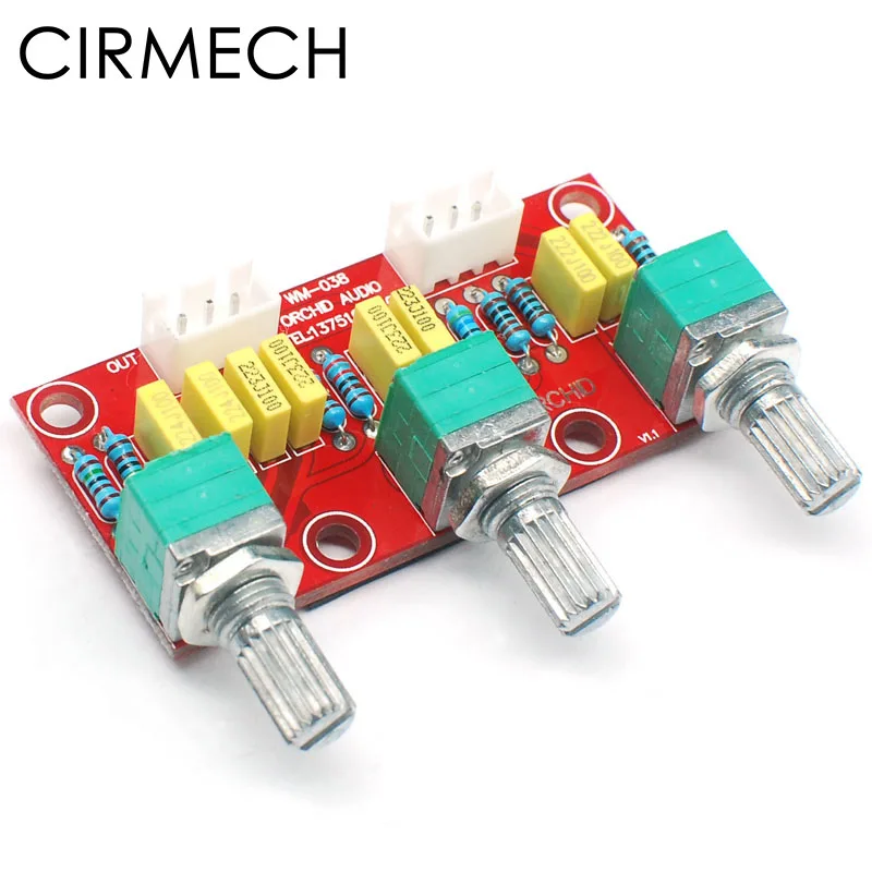 CIRMECH HIFI Amplifier Passive Tone Board Bass Treble Volume Control Preamp Board
CIRMECH HIFI Amplifier Passive Tone Board Bass Treble Volume Control Preamp Board