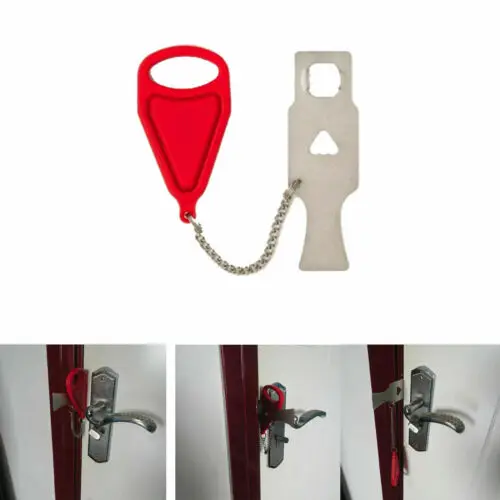 Portable Anti-theft Lock Door Hardware Safety Security Privacy Travel Hotel Savety Hooks
Portable Anti-theft Lock Door Hardware Safety Security Privacy Travel Hotel Savety Hooks