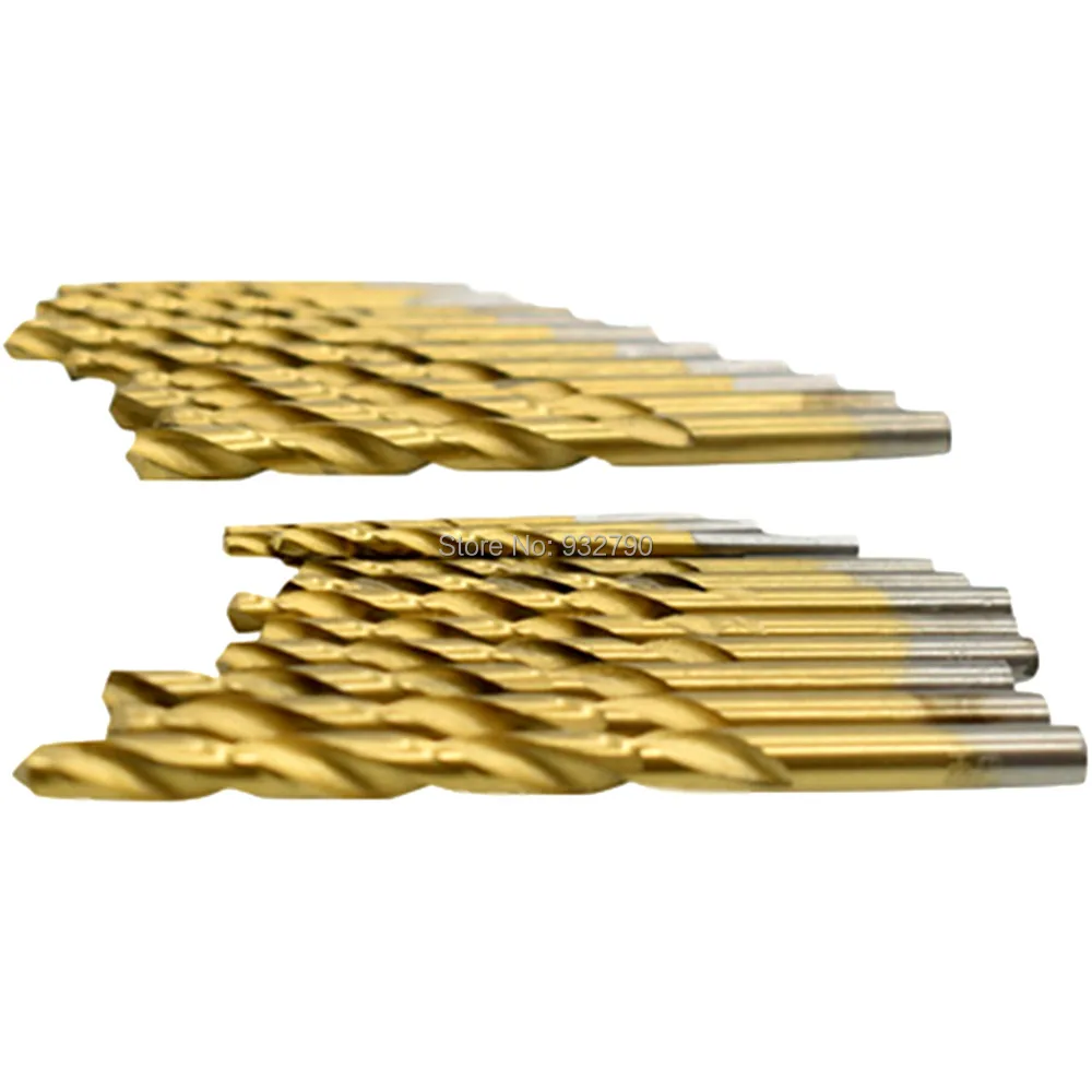 26pcs HSS Drill Bits Titanium Twist Drill Bit Wood Metal Cut 1.5mm 2mm 2.5mm 3mm 3.2mm 3.5mm 4mm 4.5mm 4.8mm 5mm 5.5mm 6mm 6.5mm
26pcs HSS Drill Bits Titanium Twist Drill Bit Wood Metal Cut 1.5mm 2mm 2.5mm 3mm 3.2mm 3.5mm 4mm 4.5mm 4.8mm 5mm 5.5mm 6mm 6.5mm