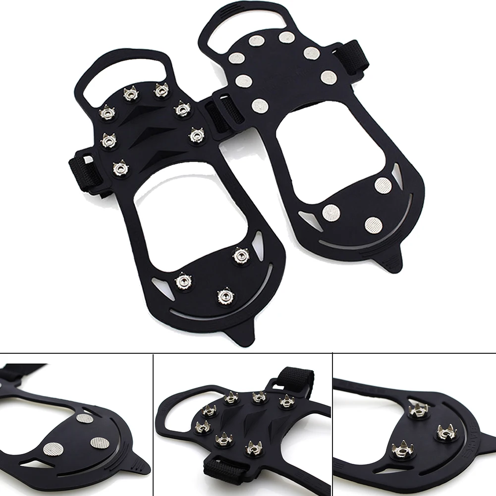 1 Pair Silicone Cleats Ice Gripper Climbing Snow Non Slip Spikes Shoe Cover 10 Nails Outdoor Crampons #02
1 Pair Silicone Cleats Ice Gripper Climbing Snow Non Slip Spikes Shoe Cover 10 Nails Outdoor Crampons #02