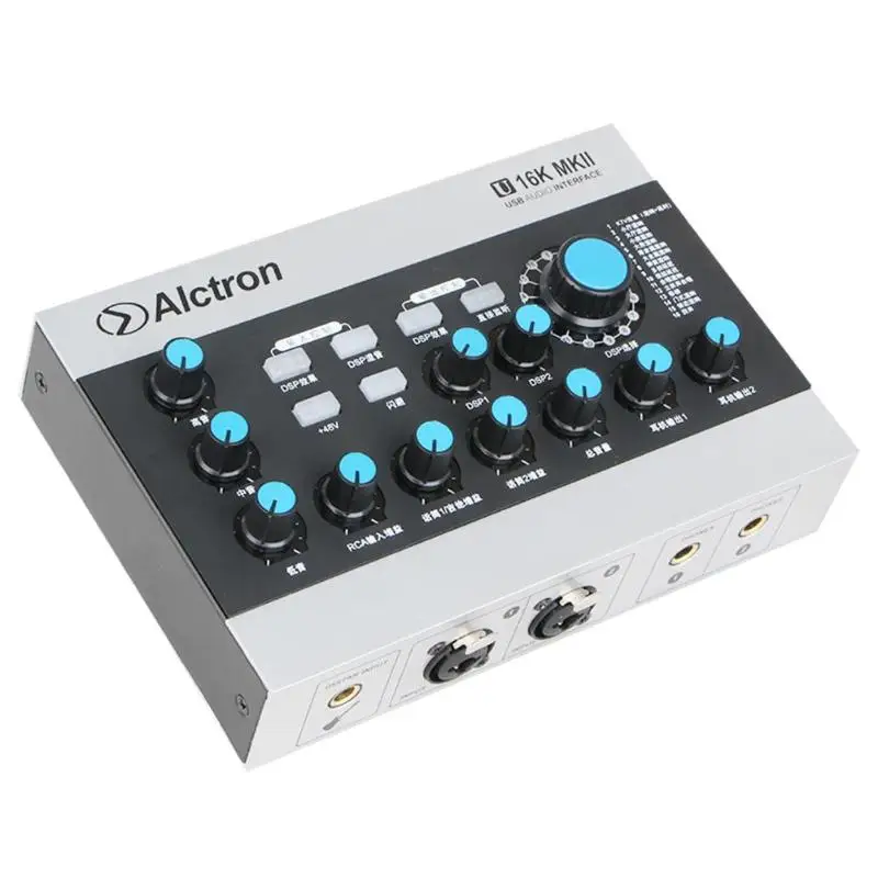 USB Audio Recording Interface External USB Sound Card with DSP Effect 48V Phantom Power In RCA Cable for Microphone Cellphone
USB Audio Recording Interface External USB Sound Card with DSP Effect 48V Phantom Power In RCA Cable for Microphone Cellphone