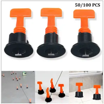 50/100Pcs Flat Ceramic Floor Wall Construction Tools Reusable Spacer Tile Leveling System Kit
50/100Pcs Flat Ceramic Floor Wall Construction Tools Reusable Spacer Tile Leveling System Kit