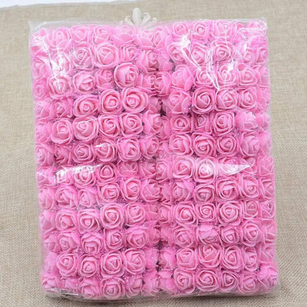 72Pcs PE Rose Foam Mini artificial silk Flowers Bouquet Wedding Party Home Decoration
72Pcs PE Rose Foam Mini artificial silk Flowers Bouquet Wedding Party Home Decoration