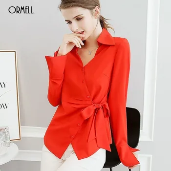 ORMELL 2019 Spring Casual Loose Shirt Womens Tops Plus Size Blouses Red White Long Sleeve Women Tops Streetwear
ORMELL 2019 Spring Casual Loose Shirt Womens Tops Plus Size Blouses Red White Long Sleeve Women Tops Streetwear