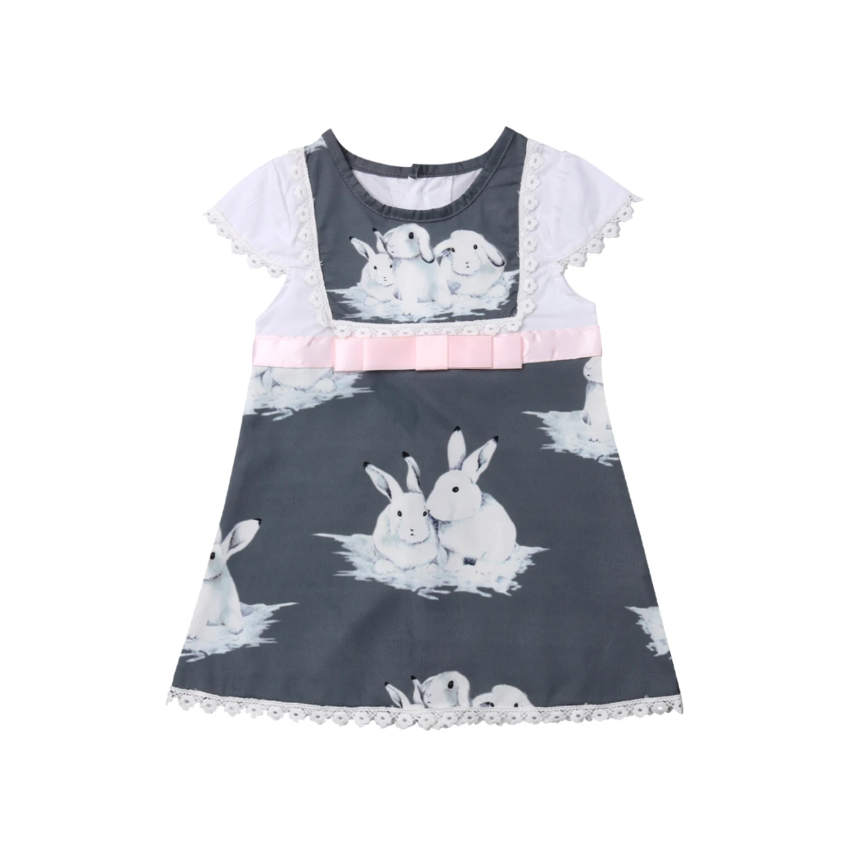 Lovely Toddler Kids Baby Girl Rabbit Print Lace A-line Princess Girls Dress Sundress Clothes
Lovely Toddler Kids Baby Girl Rabbit Print Lace A-line Princess Girls Dress Sundress Clothes