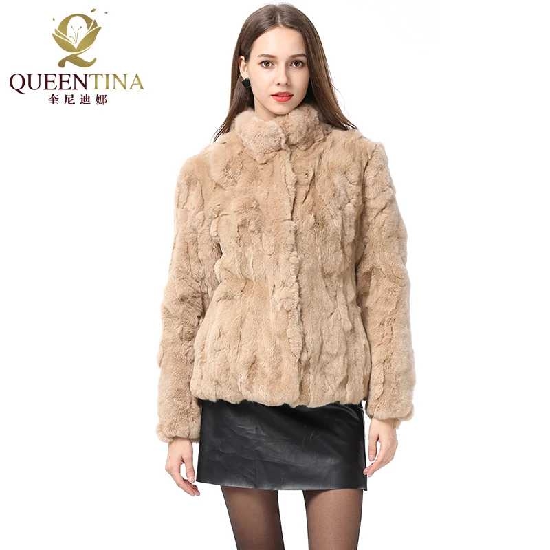 2018 New Real Fur Coat Fashion Genuine Rex Rabbit Fur Overcoats Elegant Women Winter Warm Outwear Stand Collar Rabbit Fur Jacket
2018 New Real Fur Coat Fashion Genuine Rex Rabbit Fur Overcoats Elegant Women Winter Warm Outwear Stand Collar Rabbit Fur Jacket