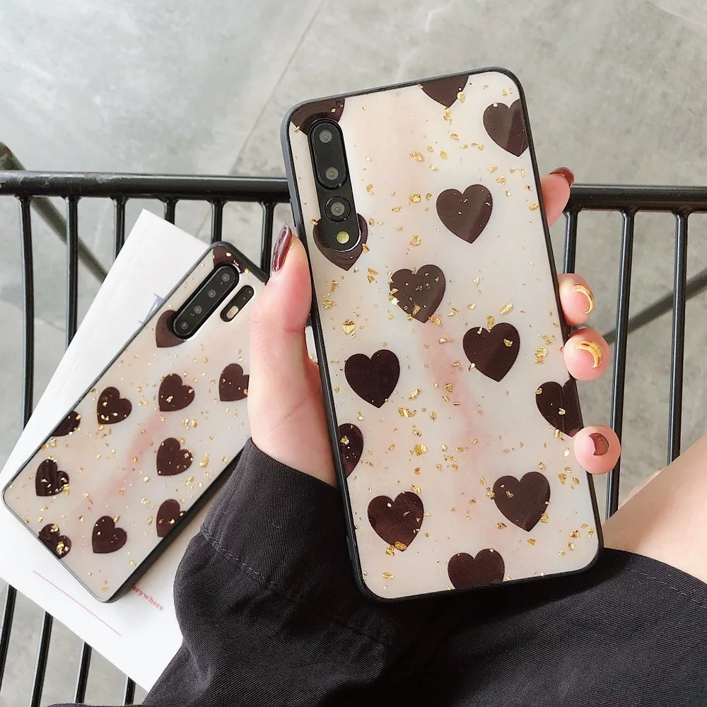 YiKELO Gold Foil Love Heart Phone Case For Huawei P20 P30 Mate20 Pro Nova 3 3i 4 Nova3 Nova3i Cover Soft Fashion Bling Capa
YiKELO Gold Foil Love Heart Phone Case For Huawei P20 P30 Mate20 Pro Nova 3 3i 4 Nova3 Nova3i Cover Soft Fashion Bling Capa