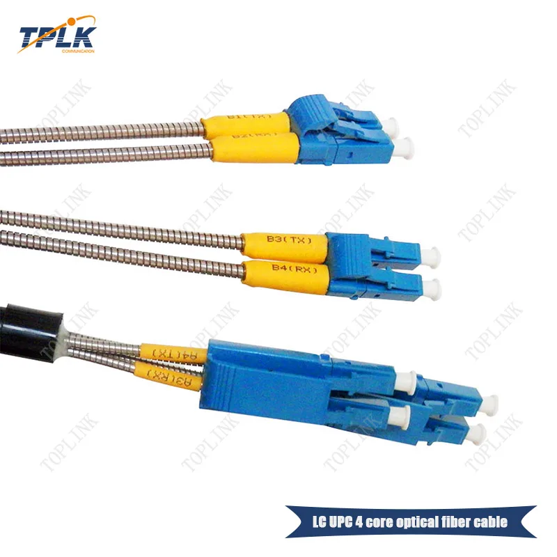 200M Hot sale High quality LC UPC 4 core DX optical fiber cable Outdoor Duplex jumper Cable 4 core LC UPC
200M Hot sale High quality LC UPC 4 core DX optical fiber cable Outdoor Duplex jumper Cable 4 core LC UPC