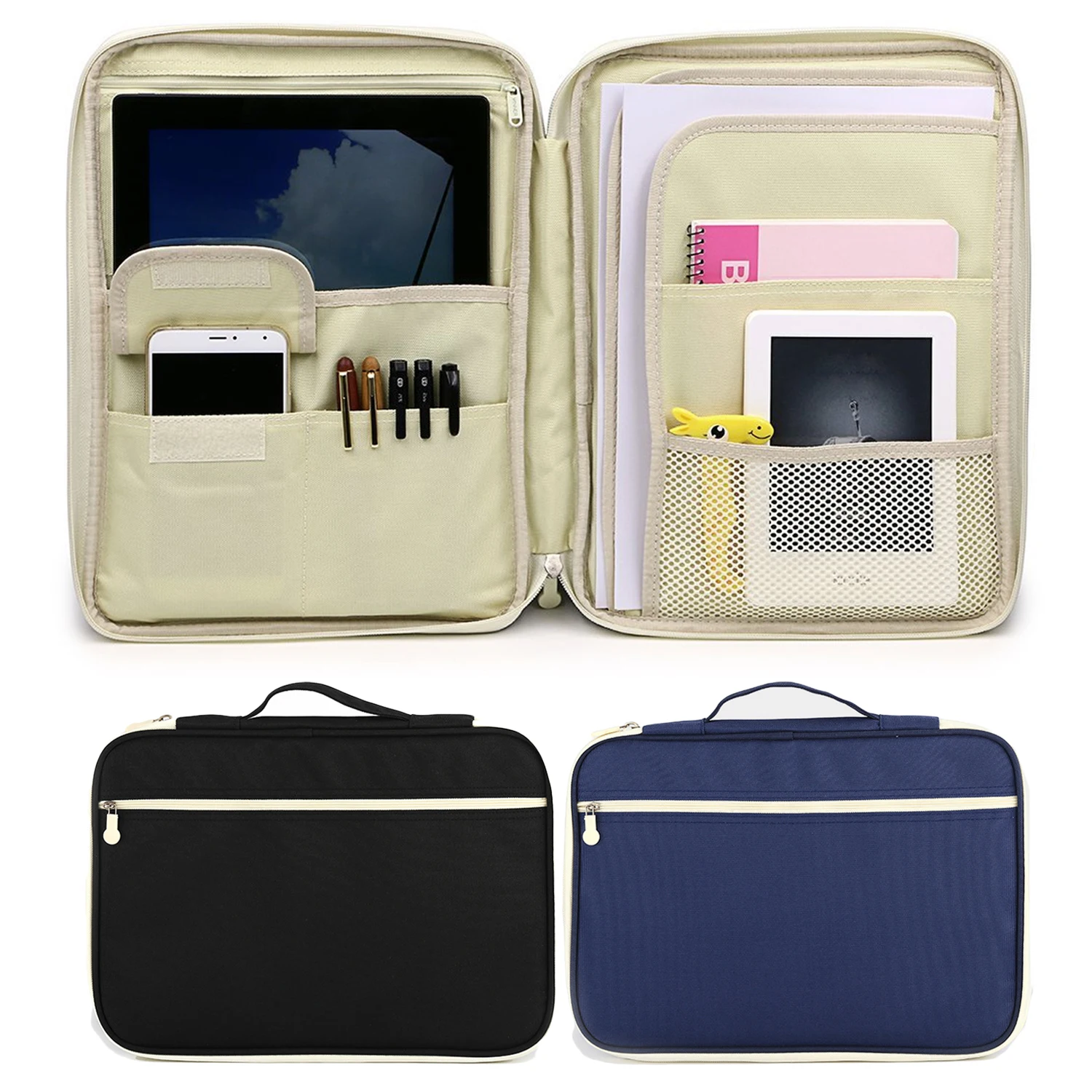 Behogar Travel A4 Multi-function Documents Bag Files Organizer Messenger Handbag Storage Case Bag for iPad Tablet Notebook
Behogar Travel A4 Multi-function Documents Bag Files Organizer Messenger Handbag Storage Case Bag for iPad Tablet Notebook
